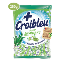 Bonbons saveur eucalyptus CROIBLEU, sachet 250g