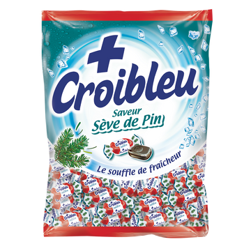 Bonbons saveur sève de pin CROIBLEU, sachet de 250g
