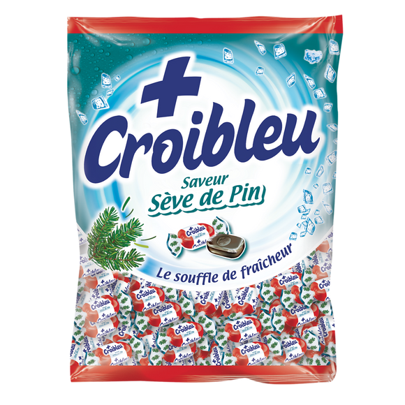 Bonbons saveur sève de pin CROIBLEU, sachet de 250g