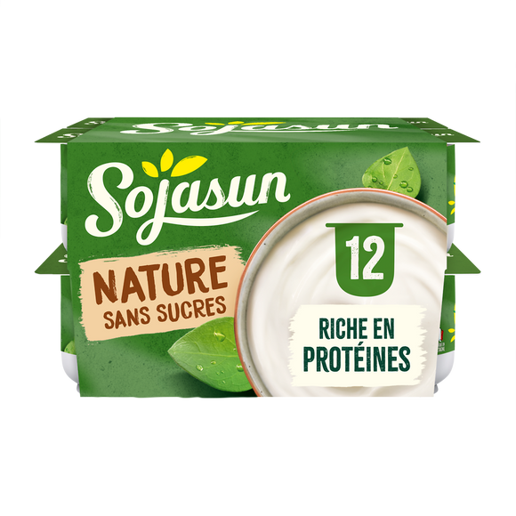Spécialité au soja nature SOJASUN, 12x100g