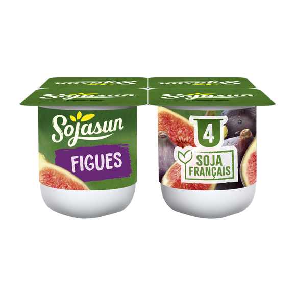 Spécialité au soja aux figues SOJASUN, 4x100g