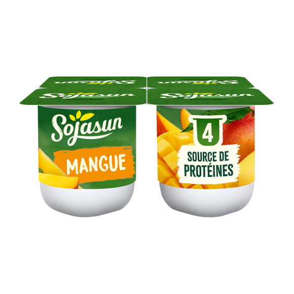 Spécialité au soja à la mangue SOJASUN, 4x100g