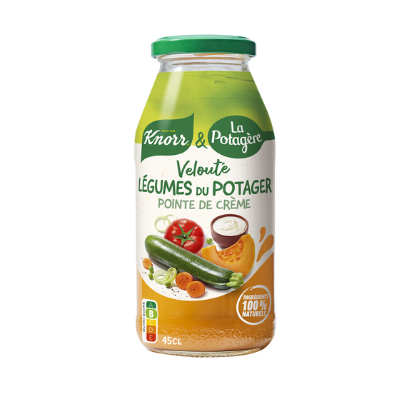 Velouté de 8 Légumes du potager pointe de crême KNORR&LA POTAGERE 45cl