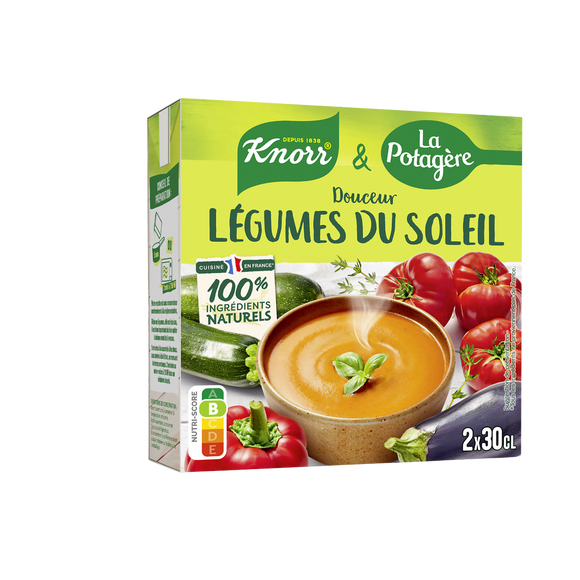 Douceur de légumes du soleil KNORR & LA POTAGERE 2x30cl