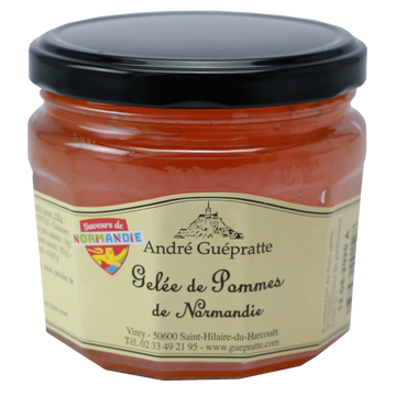Gelée de pommes ANDRE GUEPRATTE, pot de 370g