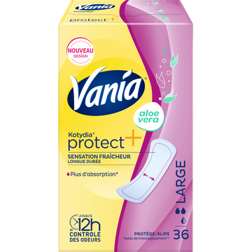 Protège-slips Kotydia aloé véra protect plus large VANIA, x36
