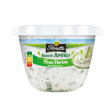 Sauce apéro fines herbes, FLORETTE, barquette, 175g