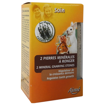 Bloc mineral rongeurs, AIME, 200g