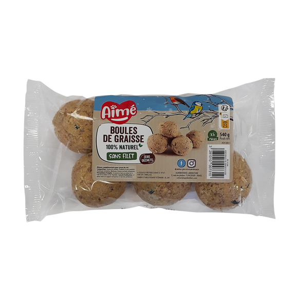 Boules de graisse, AIME, x6, 540g