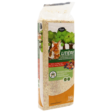 Litière compressée fruits rouges, AIME, 16l