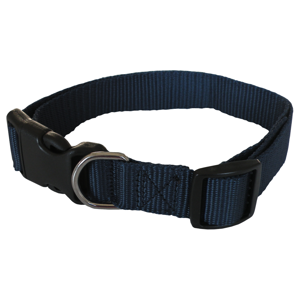 Collier nylon bleu éco yago, S, AIME