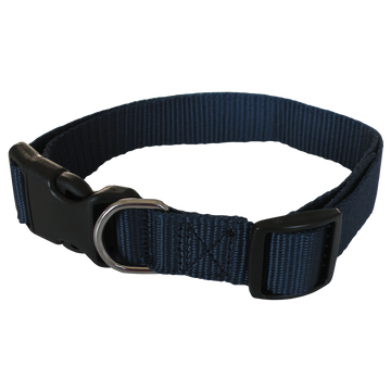 Collier nylon bleu éco yago, M, AIME