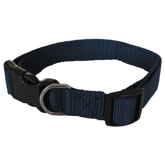 Collier nylon bleu éco yago, L, AIME