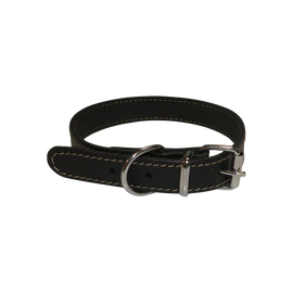 Collier cuir noir éco yago S AIME 26/32cm