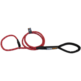 Laisse corde courte 2en1 éducation rouge yago, AIME