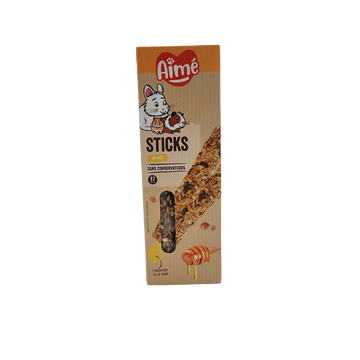 Baguettes lapins rongeurs miel, AIME, 115g