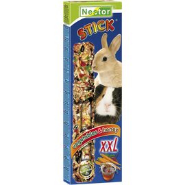 Baguettes xxl lapins rongeurs miel légumes, AIME, 160g