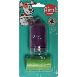 Distributeur de sachets ramasse-crottes AIME