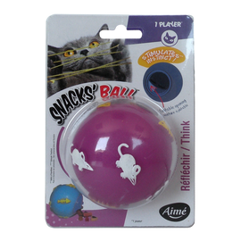 Jouet chat balle friandise AIME