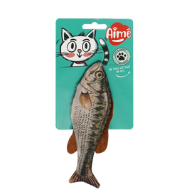 Jouet chat poisson 17cms AIME