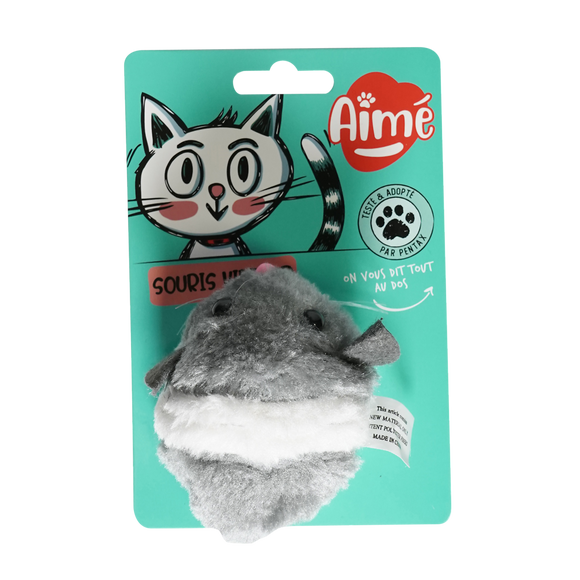 Jouet souris vibreur, AIME, 7g