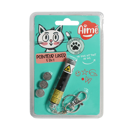 Jouet chat pointeur laser 5en1 AIME