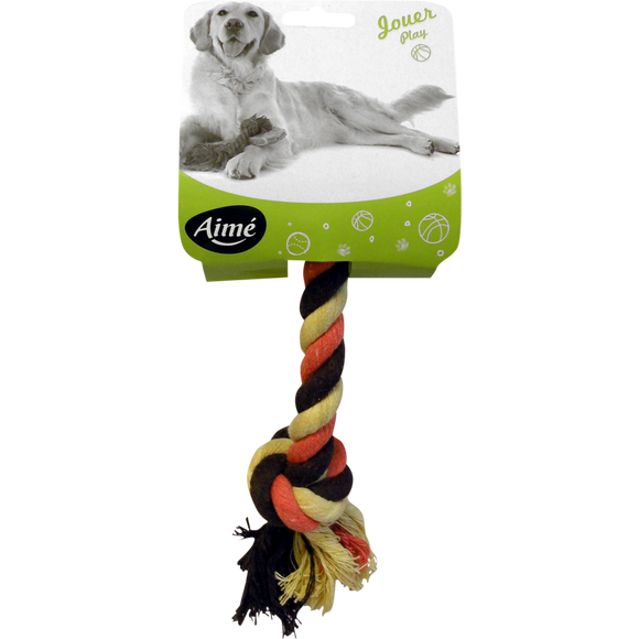 Jouet corde coton, 15cm, AIME