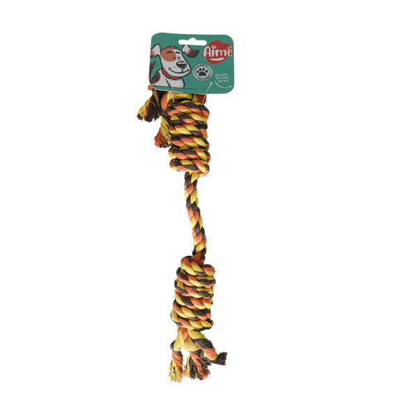 Jouet corde double noeud, 40cm, AIME