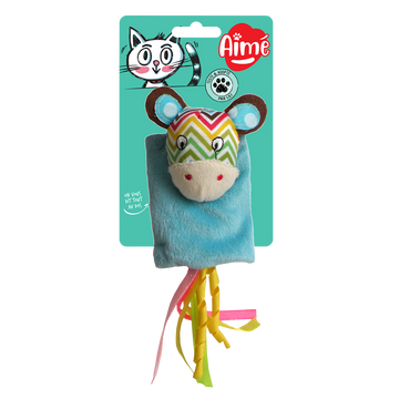 Jouet pour chat la vache doudou Cat Toy, AIME