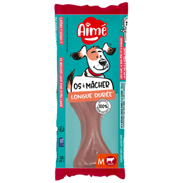 AIME os à macher longue durée caséine au boeuf taille m