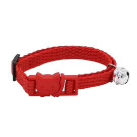 Collier nylon rouge pour chat AIME