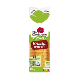 Brioche tranchée BIO LA BOULANGERE, 400g