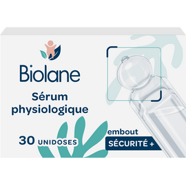 Sérum physiologique embout sécurité, BIOLANE, unidoses de 30x5ml