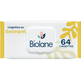 Lingette au liniment oléo calcaire BIOLANE, x64