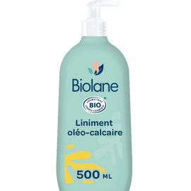 Linement oléo-calcaire bio, BIOLANE 500ml