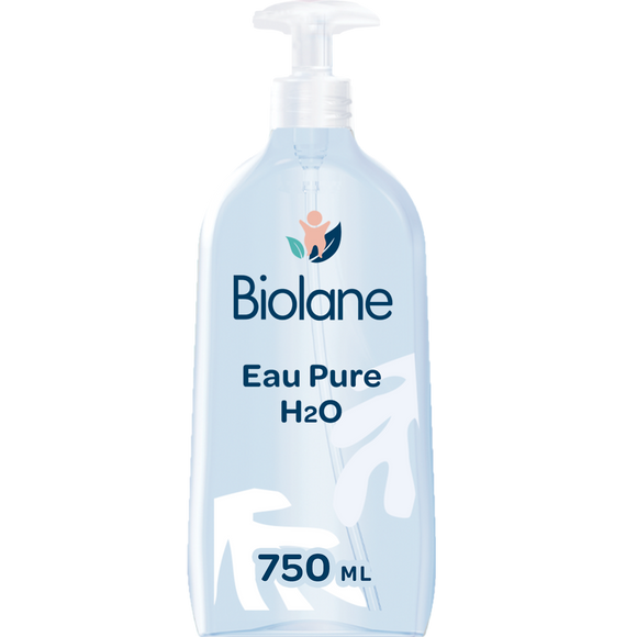 Eau pure H2O Biolane flacon pompe 750ml