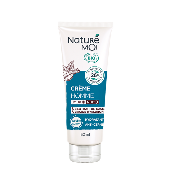 Crème hydratante jour nuit homme bio NATURE MOI 50ml