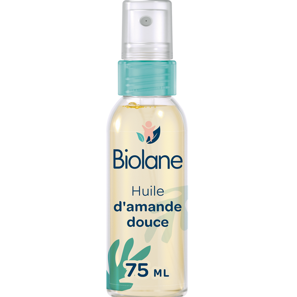 Huile d'amande douce BIOLANE, 75ml