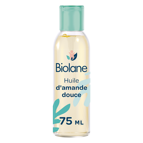 Huile d'amande douce BIOLANE, 75ml
