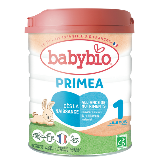 BABYBIO PRIMEA - Lait nourrisson 1 primea, de 0 à 6 mois - 800g