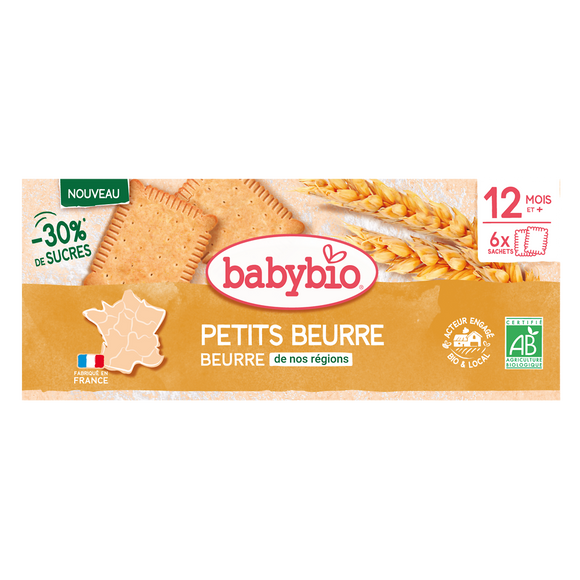 BABYBIO - Petit beure bio farine de nos régions, dès 12 mois - 120g
