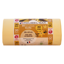 Sacs poubelle parfumés à la vanille x20, 30l
