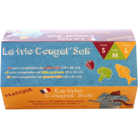 Boîte sac congélation trio sml CONGEL'SAK x100