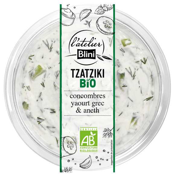 Tzatziki bio extra L'ATELIER BLINI, 160g