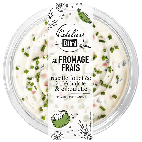 Recette fouettée au fromage frais L'ATELIER BLINI 140g