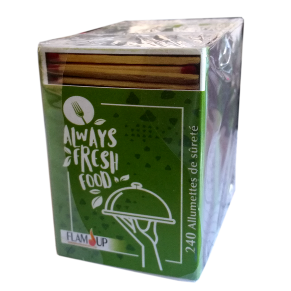 Allumettes Cuisine Pratic FLAM'UP, 3 boites de 240