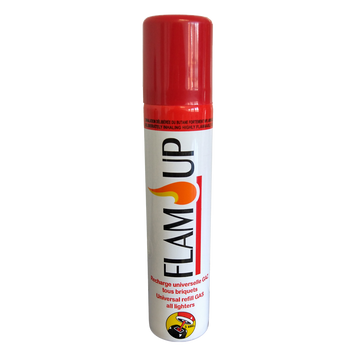 Recharge de gaz universelle FLAM'UP, aérosol de 90ml