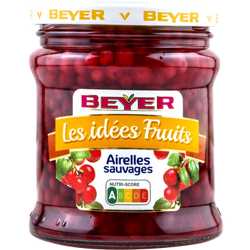 Airelles sauvages BEYER, bocal de 320ml, 110g