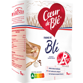 Farine de blé label rouge t65 La compagnie des farines, 1kg