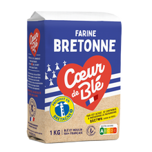 Coeur de blé farine de blé bretonne, sachet 1kg